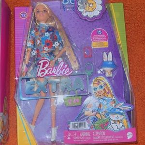 Barbie Extra Doll and Pet 12 - Floral 2pc Outfit